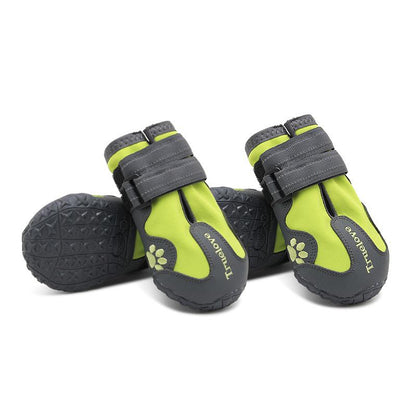 German Shepherd Green Paw Shoes, Dog Protection Boots -Gsdconoly.com