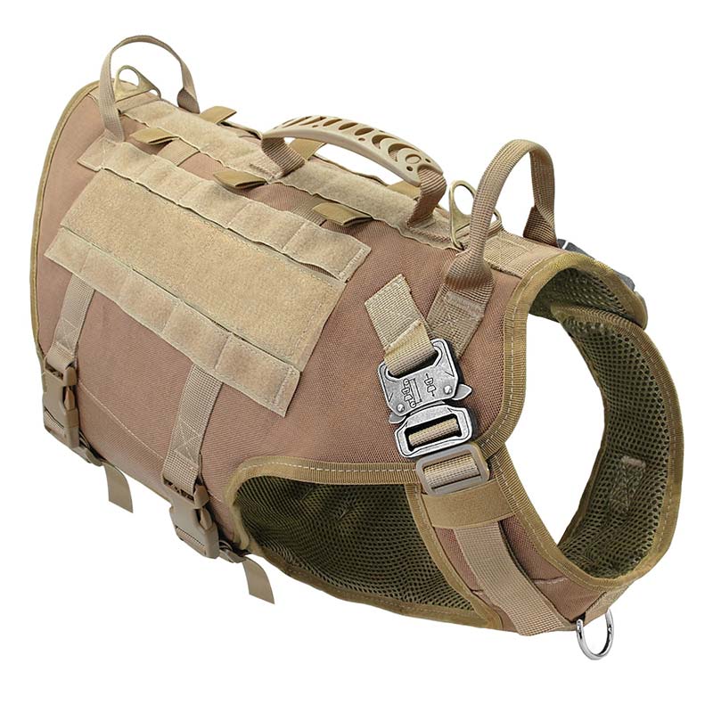German shepherd tactical Airlifte brown harness - GSD Colony