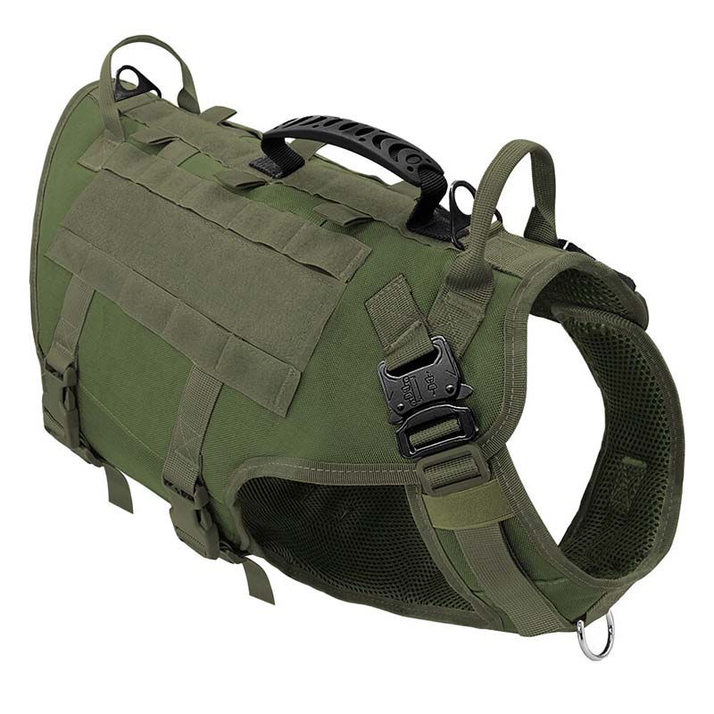 German shepherd tactical Airlifte green harness - GSD Colony