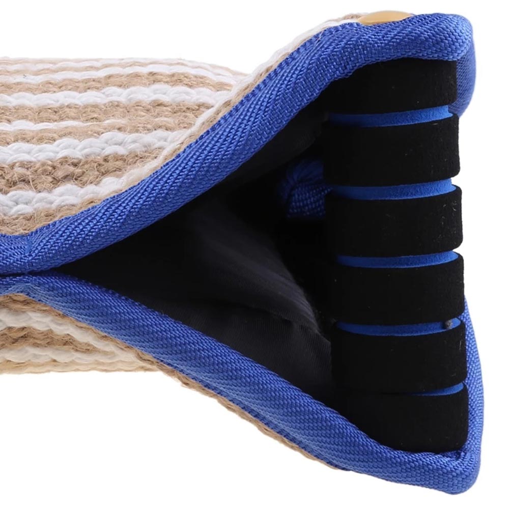 Handles of German Shepherd wedge bite pillow