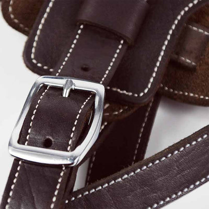 High quality buckle of German Shepherd dog leather harness