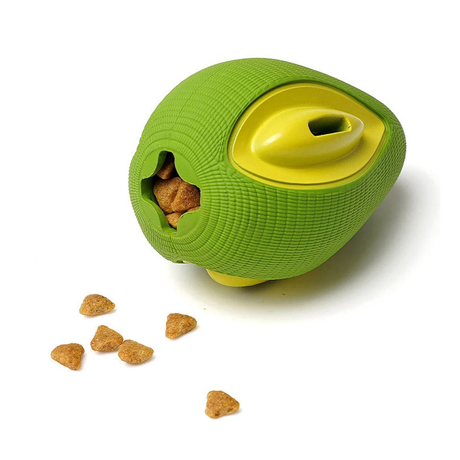 Interactive Avocado German Shepherd dog toy with treats hole - GSD Colony