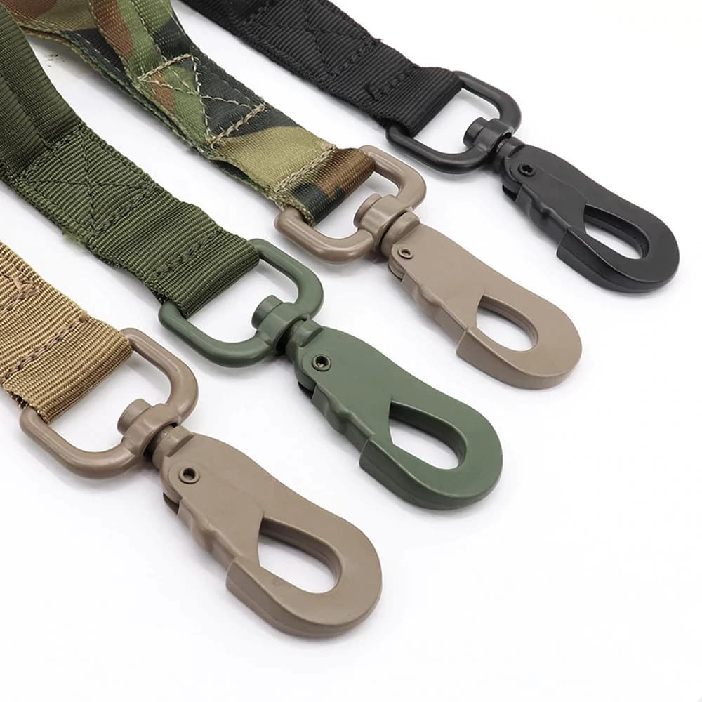Hooks of Green Military German Shepherd Dog Leash With Handle GSD Colony Shop