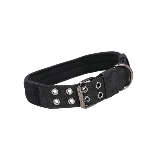 Tactical German Shepherd dog black collar