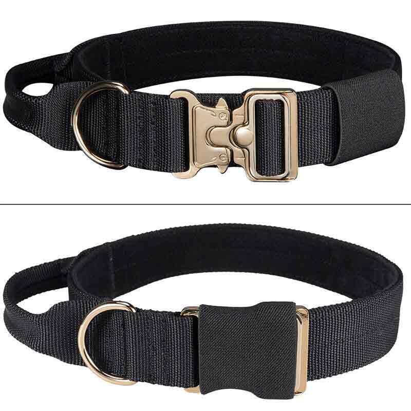 Tactical Training K9 Dog Collar With Handle - GSD Colony Shop